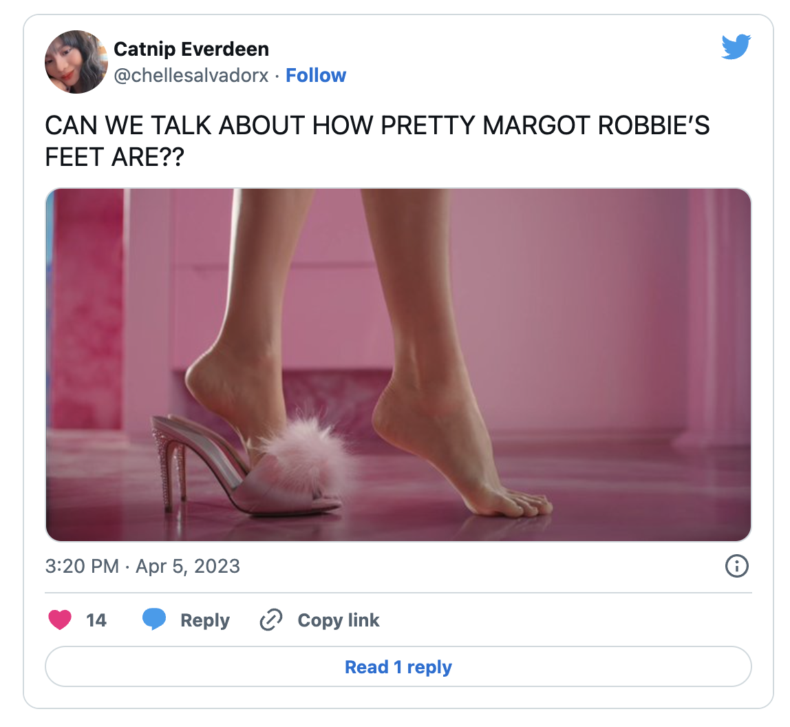 barbie foot fetish