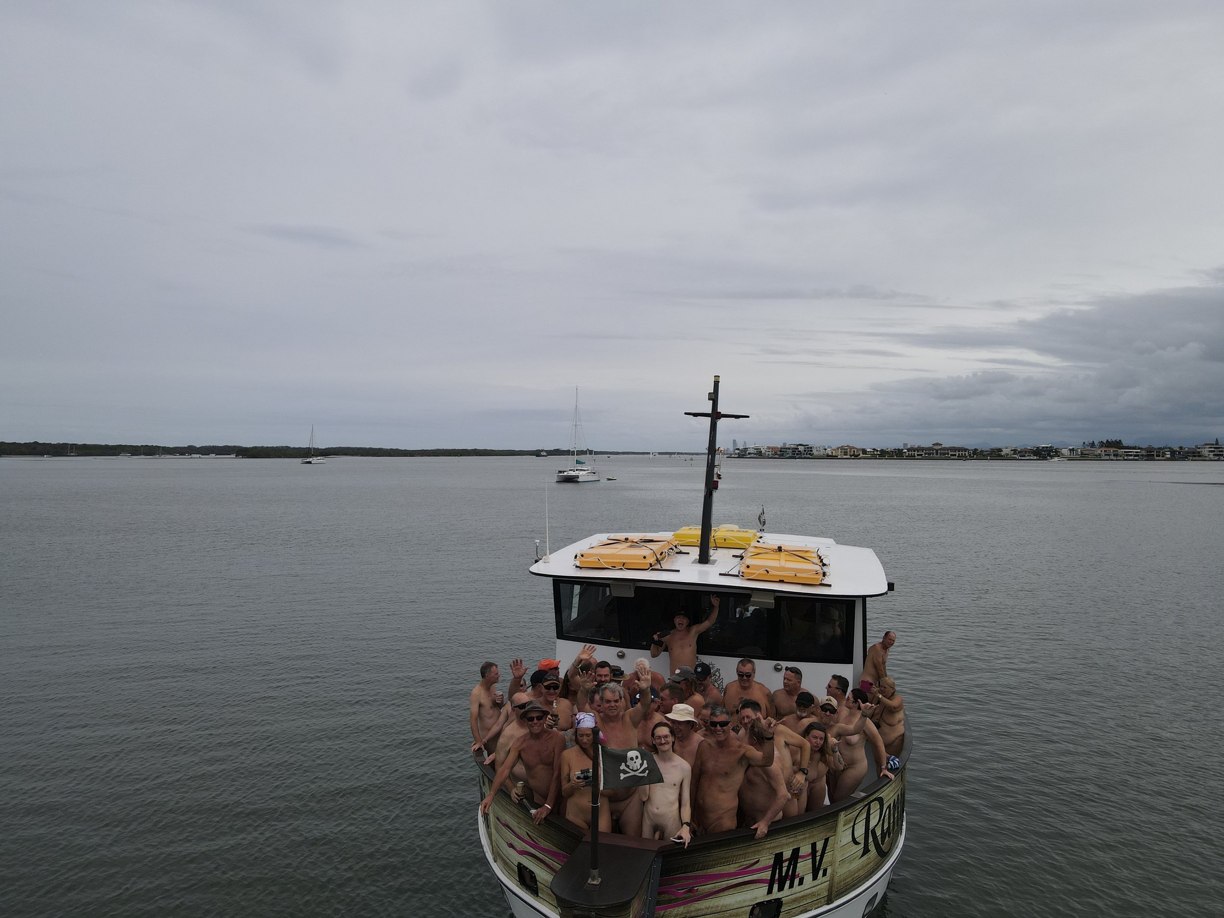 ashleigh brandon recommends nude party boat pic