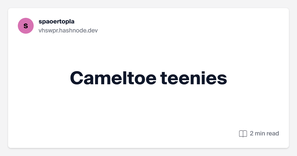 barbie mckenzie recommends cameltoe teenies pic