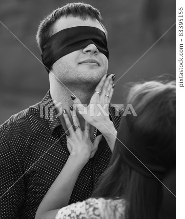 blindfolded facial