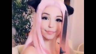 Belle Delphine Cumming ladies postcard