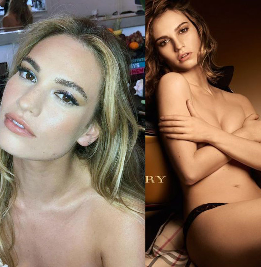 allison quinlan recommends Lily James Nud