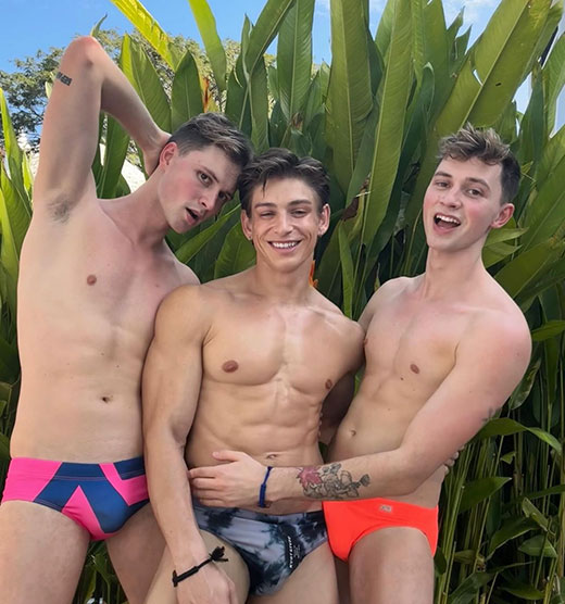 Speedo Twinks wardrobe malfunction