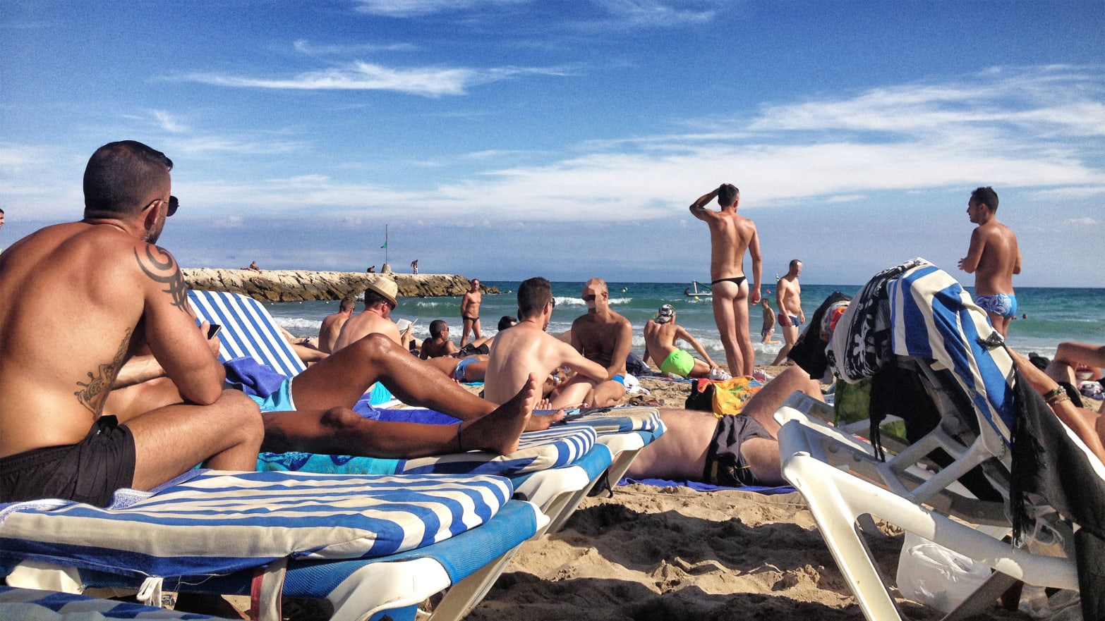 denise sargent add photo barcelona beach nude