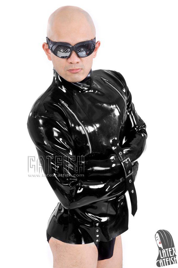 christopher shaul recommends latex straightjacket pic