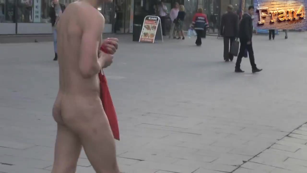 guys walking around naked