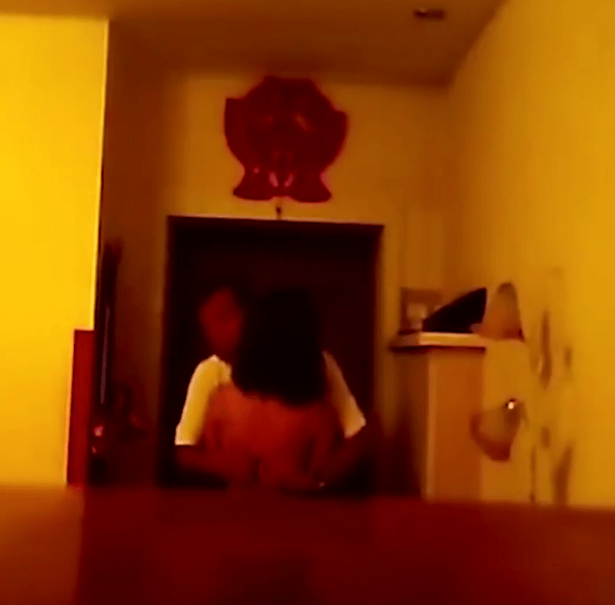 Cheating Wife Spy Cam passed out