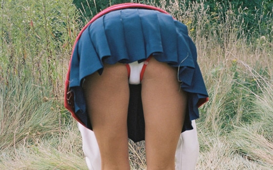 anna berning recommends bent over skirt pic