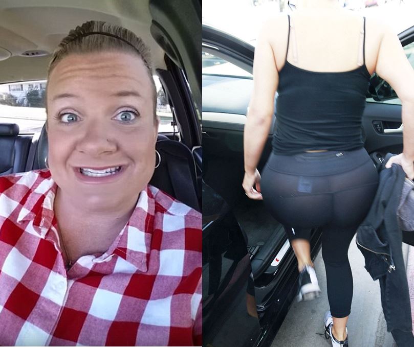 brendon russell recommends public see thru leggings pic