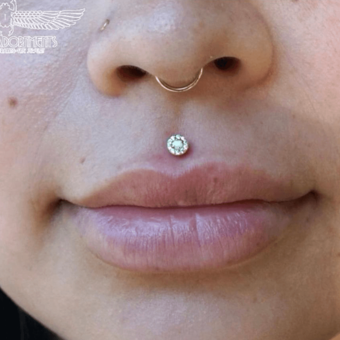 donna walts share smallest medusa piercing photos