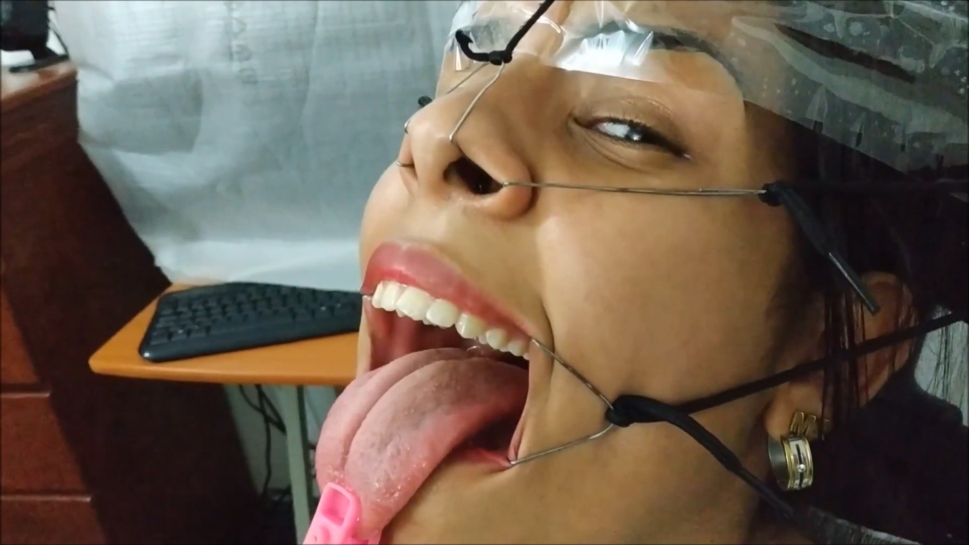 Best of Lesbian spitting in mouth