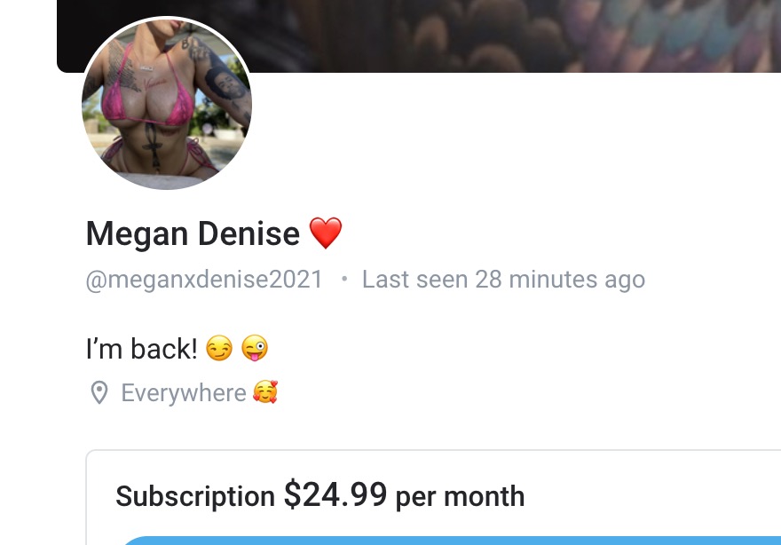 arianne labrie recommends Megan Denise Onlyfans