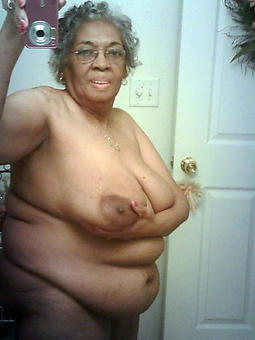 naked black old lady